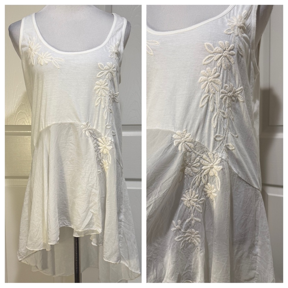 New 4 Love & Liberty Johnny Was Embroidered Tunic
